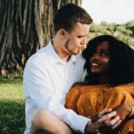 couple outdoors on ground